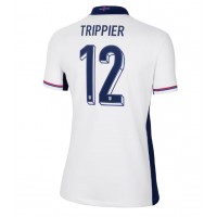 Camiseta Inglaterra Kieran Trippier #12 Primera Equipación para mujer Eurocopa 2024 manga corta